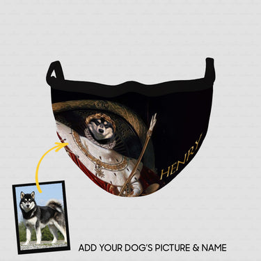 Personalized Dog Gift Idea - Royal Dog's Portrait 88 For Dog Lovers - Cloth Mask